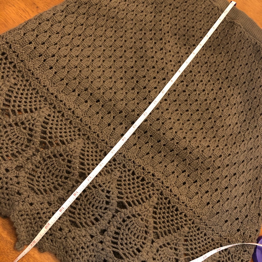 Athleta Cutback Brown Crochet Skirt - Picture 7 of 7